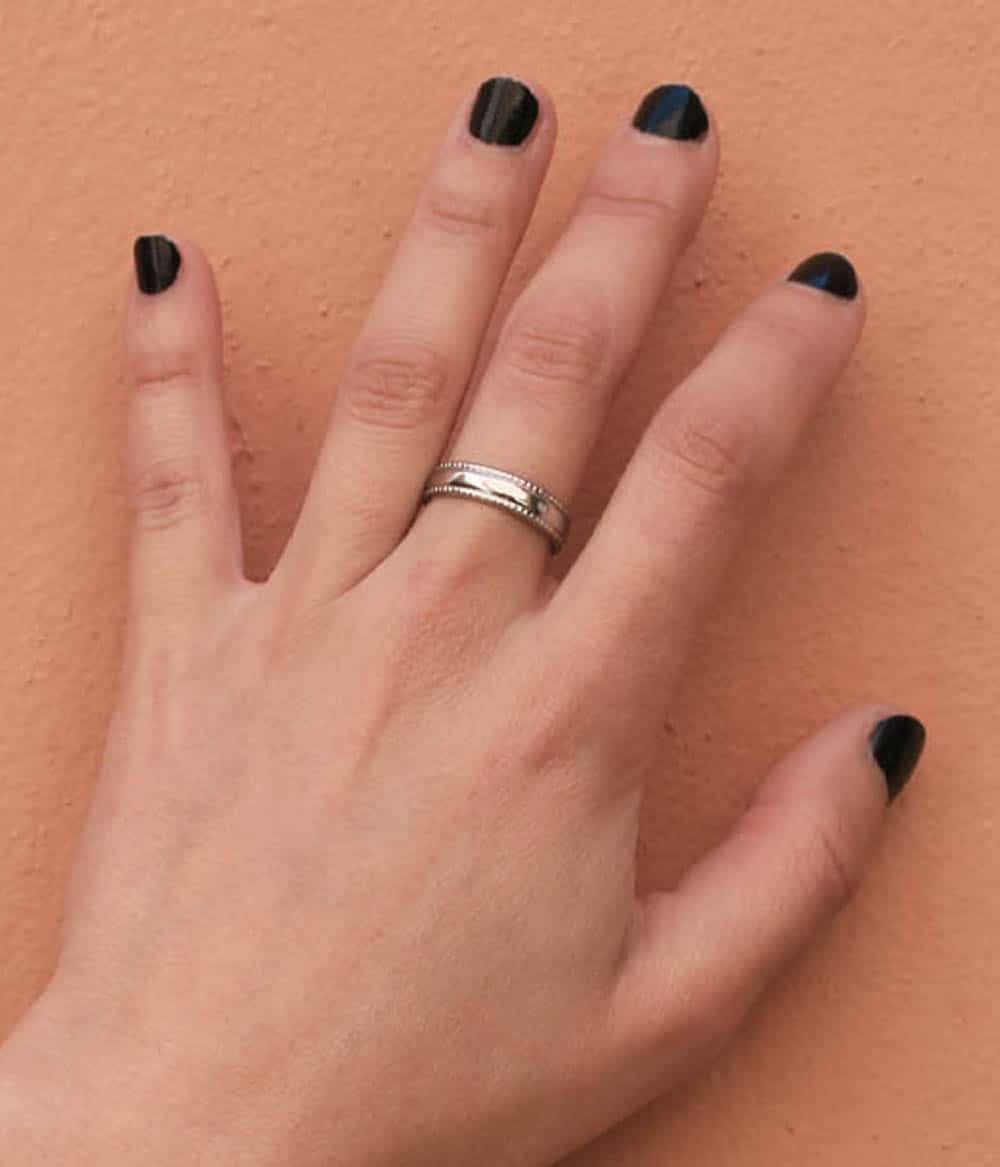 CAPRICE PARIS bijoux créateur bague Flora argent 1 bis