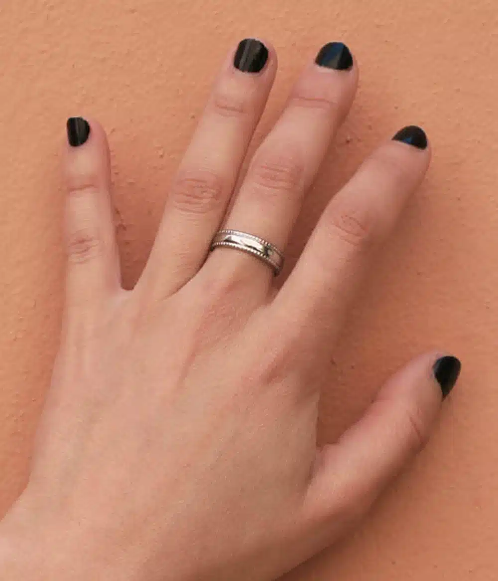 CAPRICE PARIS bijoux créateur bague Flora argent 1 bis