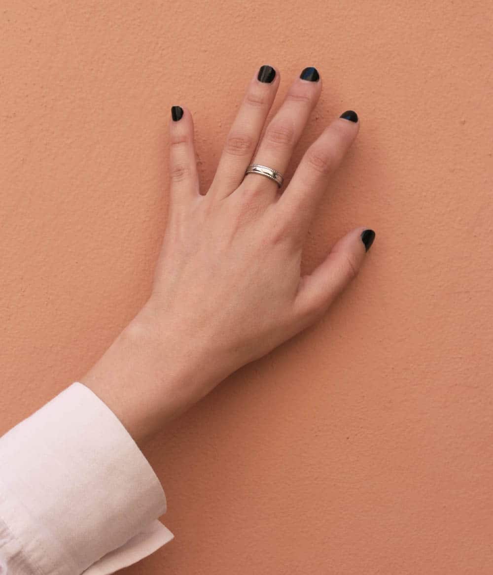 CAPRICE PARIS bijoux créateur bague Flora argent 1