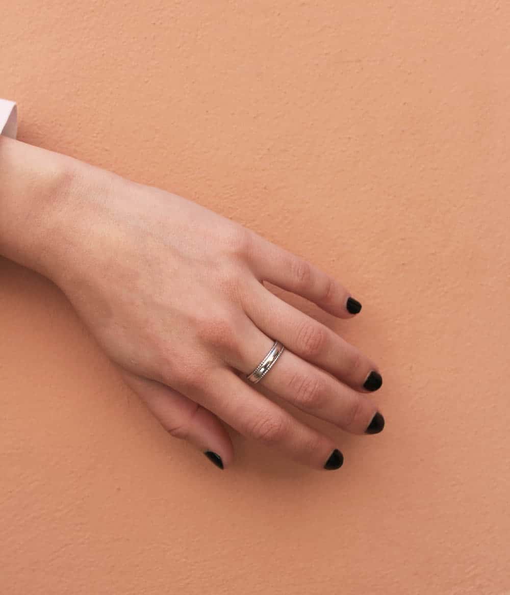 CAPRICE PARIS bijoux créateur bague Flora argent