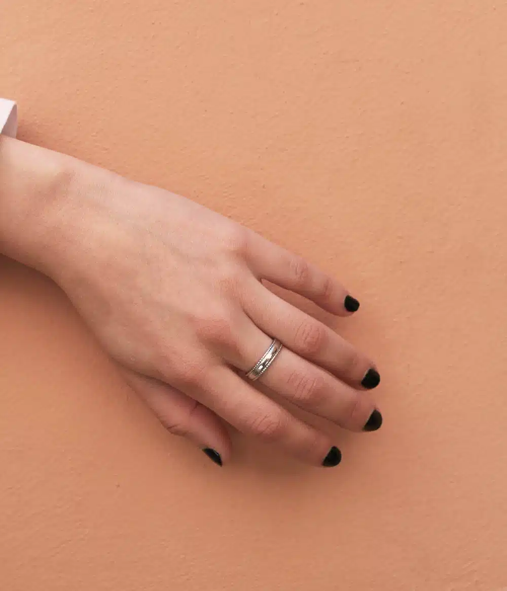 CAPRICE PARIS bijoux créateur bague Flora argent