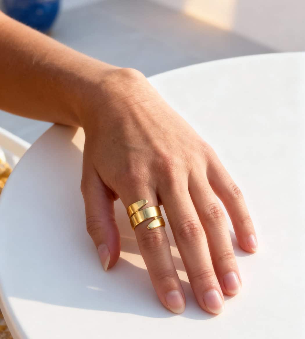 CAPRICE PARIS Bijoux créateur Bague Meltemi Or 3