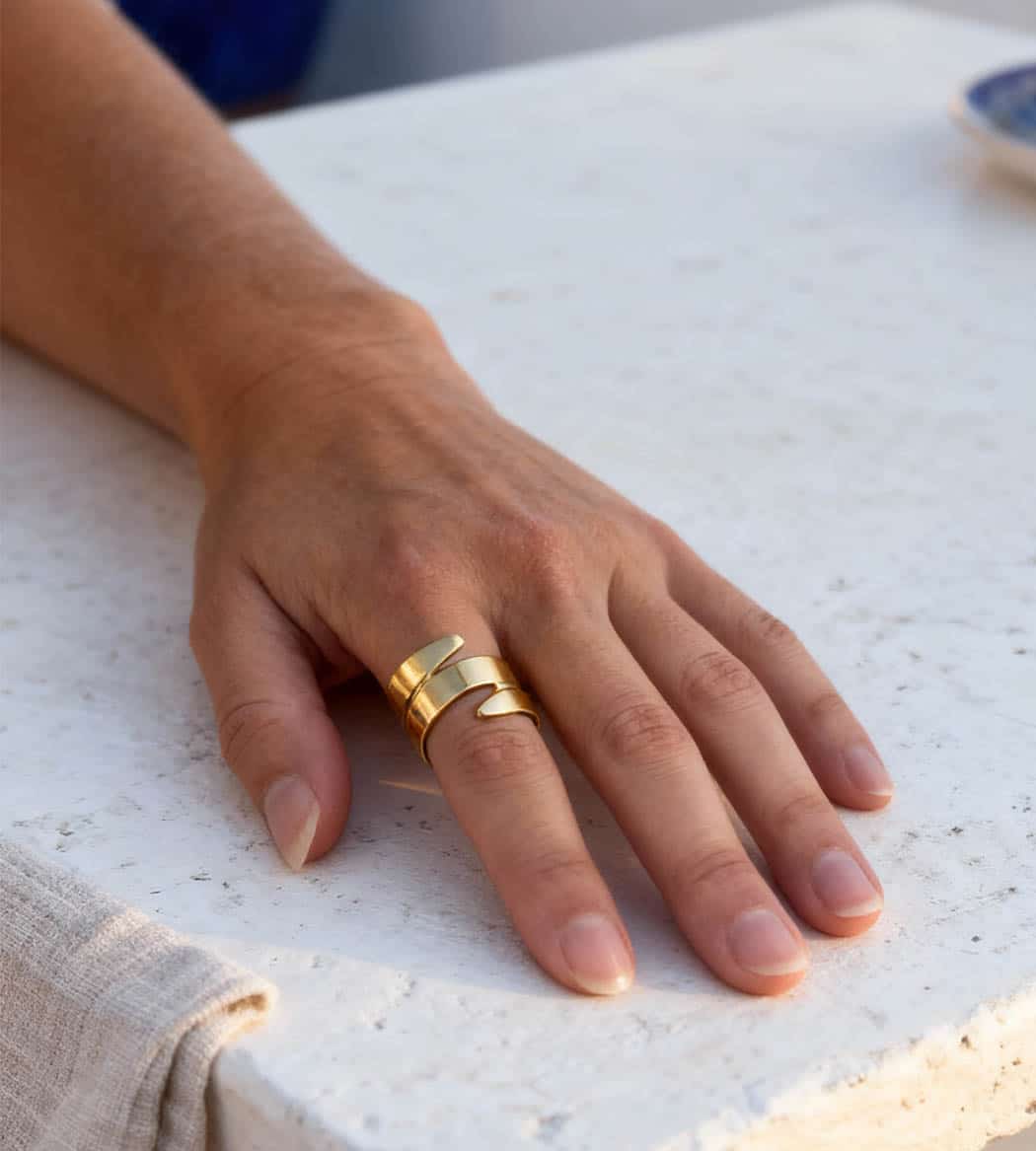 CAPRICE PARIS Bijoux créateur Bague Meltemi Or 6