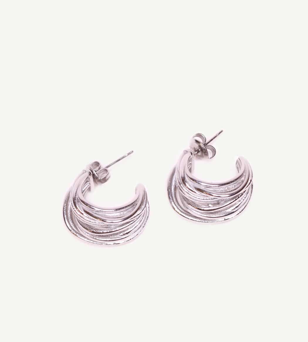 CAPRICE PARIS Bijoux créateur Boucles d'oreilles Kyma Argent 2