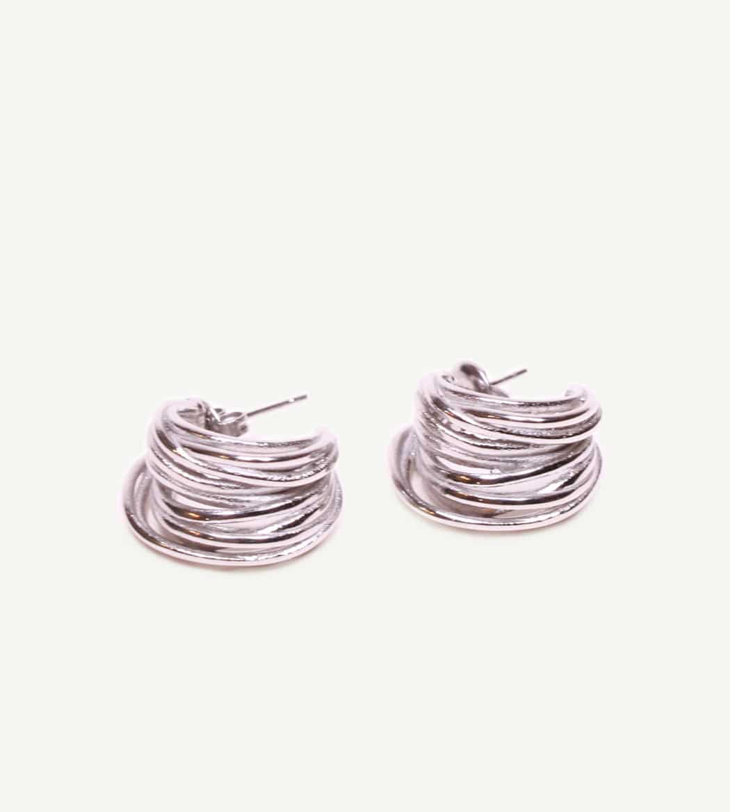 CAPRICE PARIS Bijoux créateur Boucles d'oreilles Kyma Argent