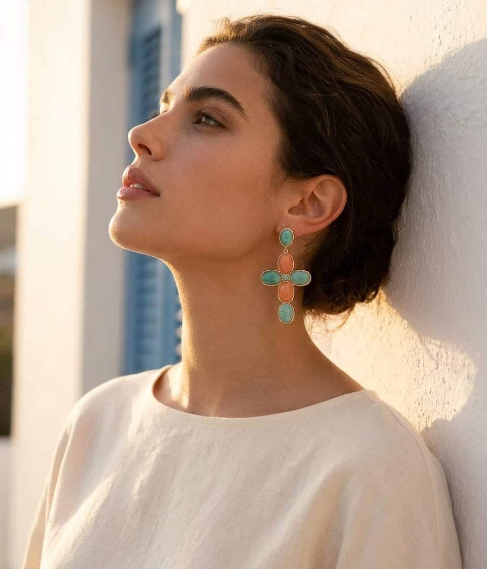 Caprice Paris bijoux créateur boucles d'oreilles Calypso 2