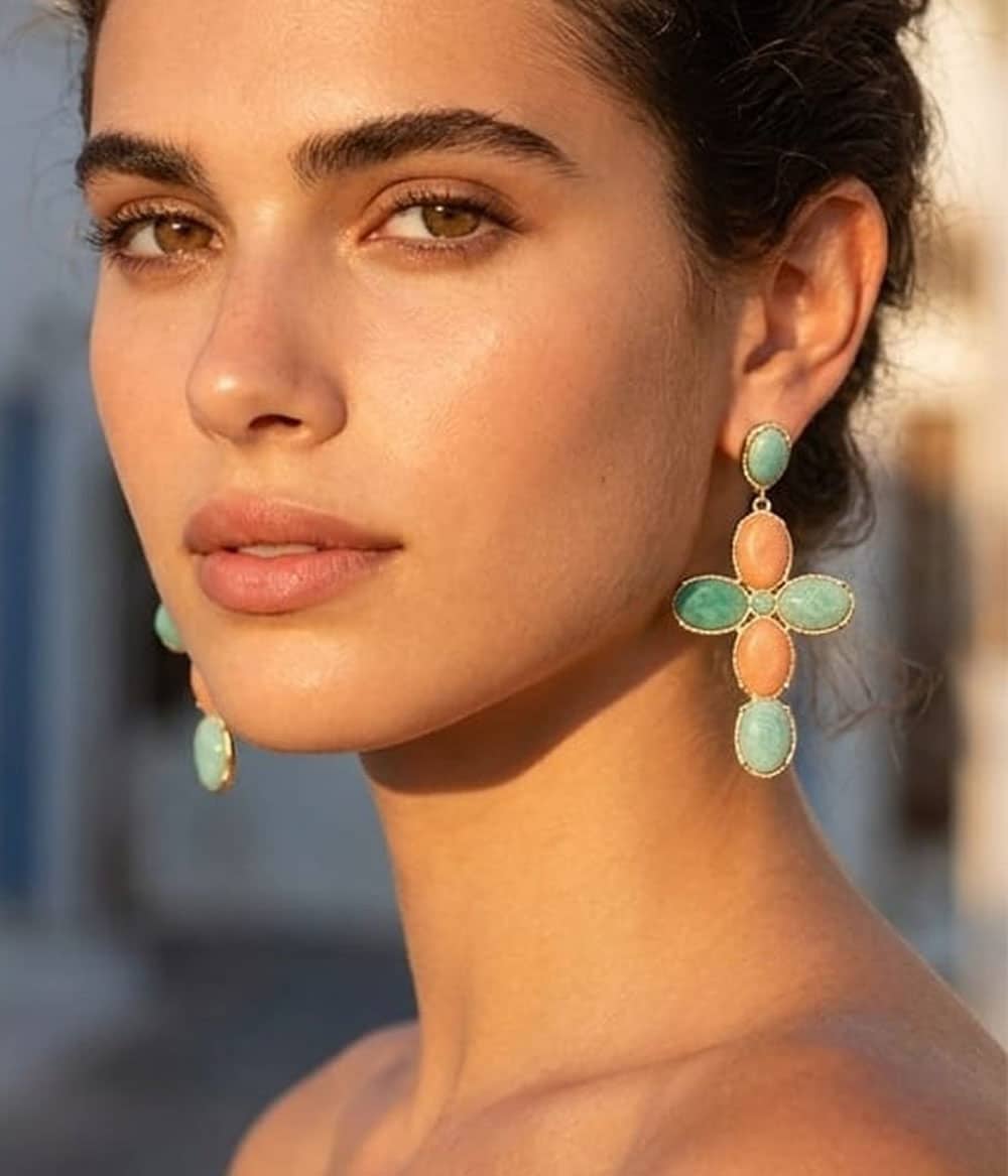 Caprice Paris bijoux créateur boucles d'oreilles Calypso