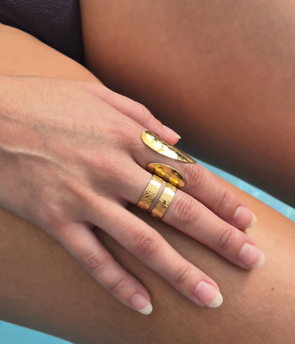 Caprice Paris Bijoux créateur Bagues Dalia et Elia